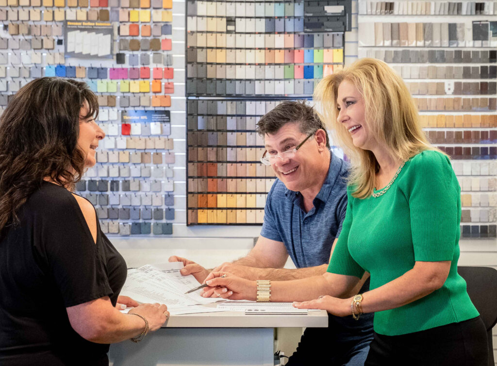 Diane Welhouse consulting with clients.